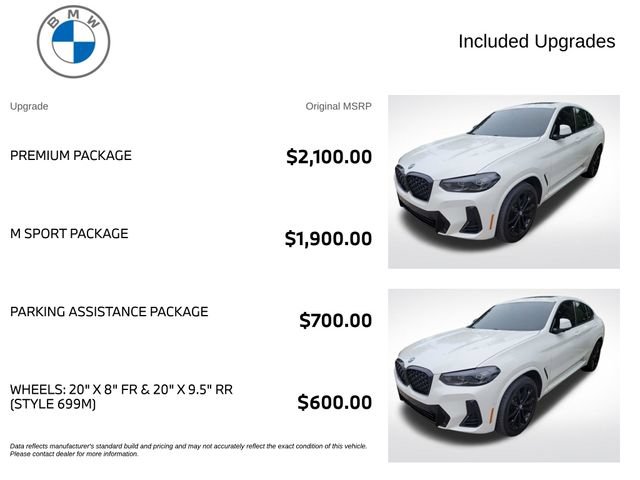 Used 2024 BMW X4 xDrive30i w/ Premium Package AWD/4WD image 3