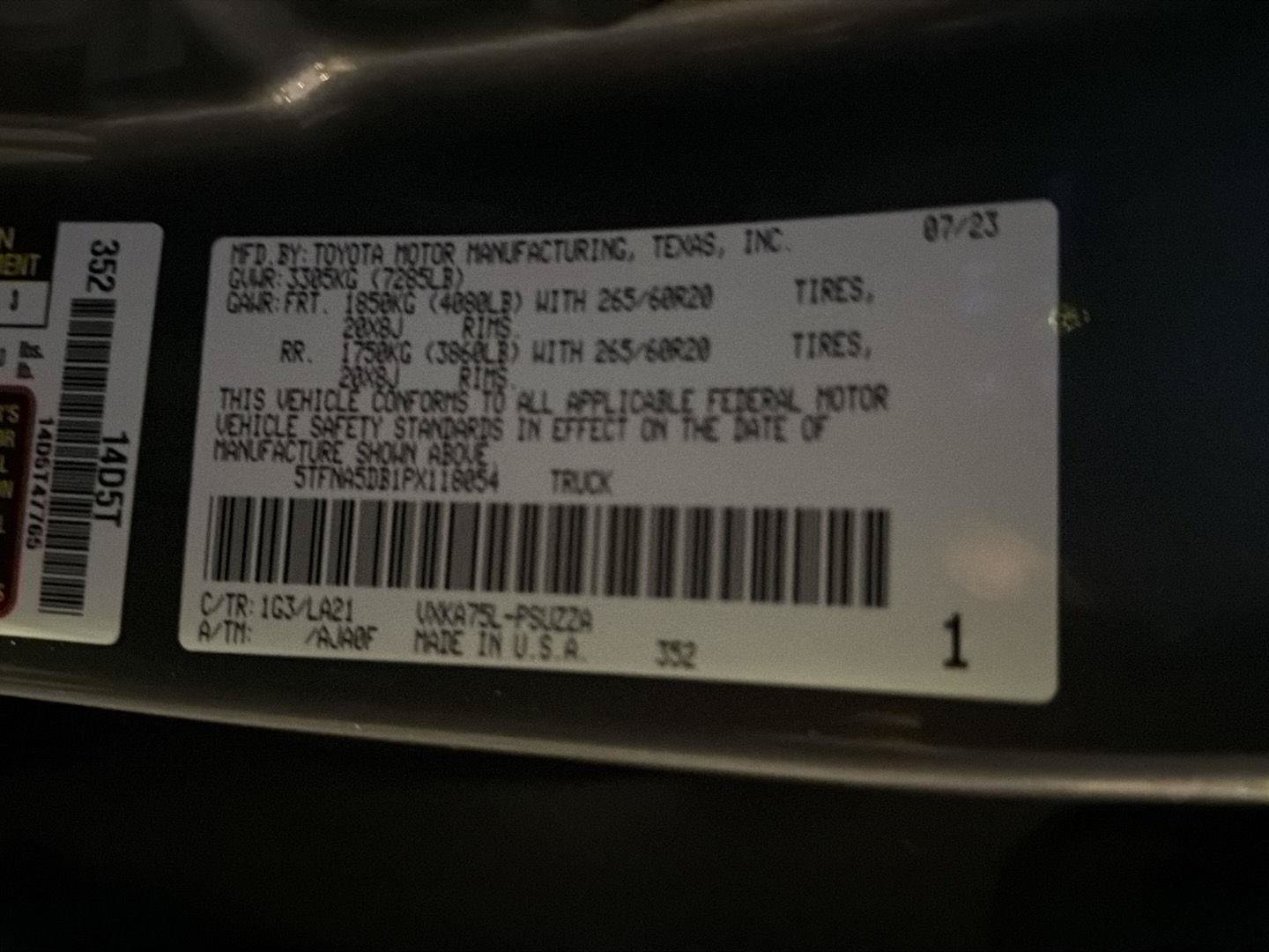 Used 2023 Toyota Tundra Platinum AWD/4WD image 45