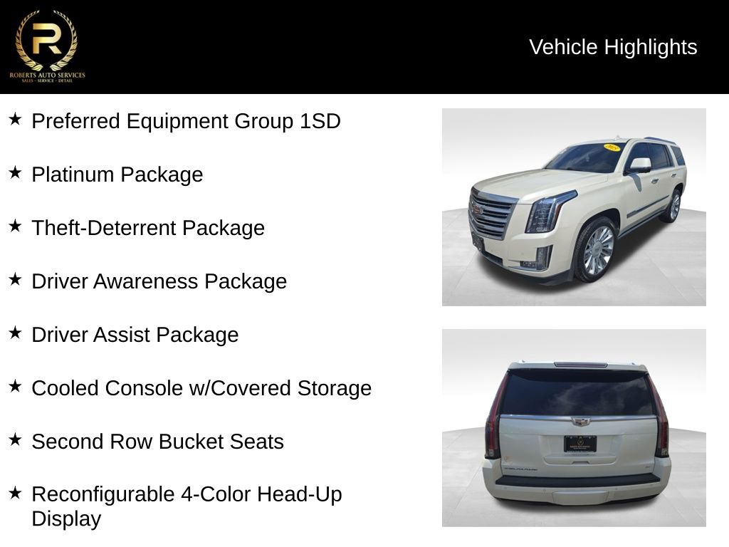 Used 2015 Cadillac Escalade Platinum image 9