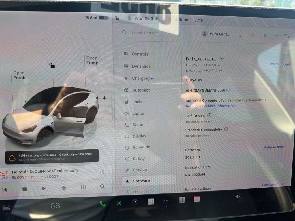 Used 2022 Tesla Model Y Long Range AWD/4WD image 9