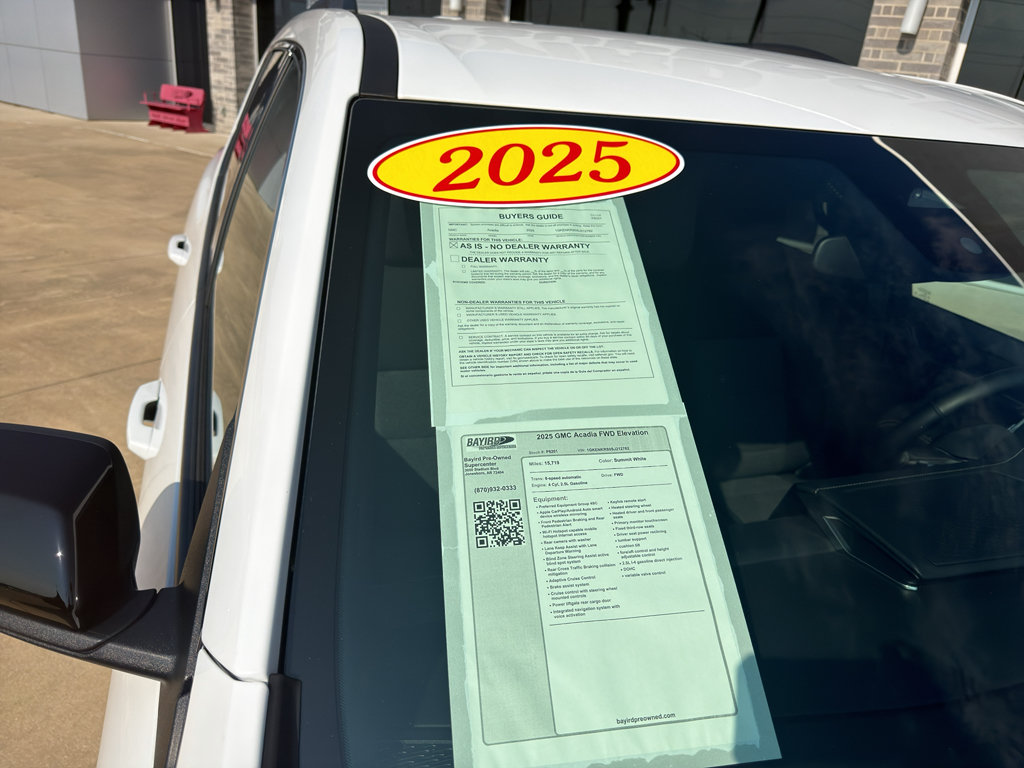 Used 2025 GMC Acadia Elevation FWD image 35