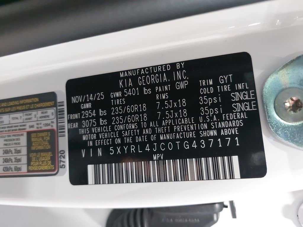 New 2026 Kia Sorento S w/ S Panoramic Sunroof Package FWD image 37