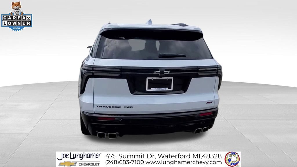 Certified 2026 Chevrolet Traverse RS w/ LPO, Floor Liner Package AWD/4WD image 8