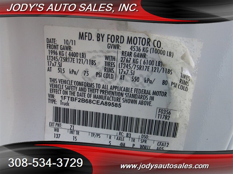Used 2012 Ford F250 XL w/ PWR Equipment Group AWD/4WD image 31