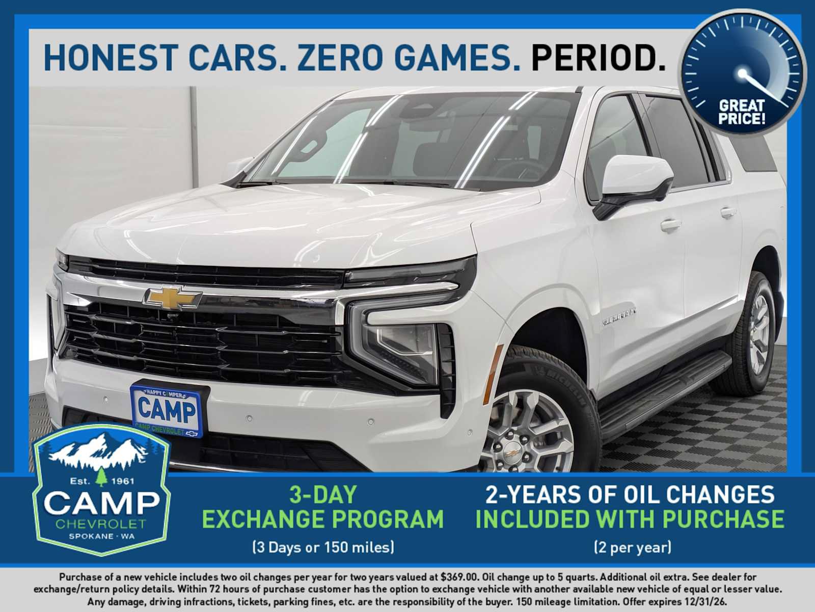 Used 2025 Chevrolet Suburban LS w/ Max Trailering Package