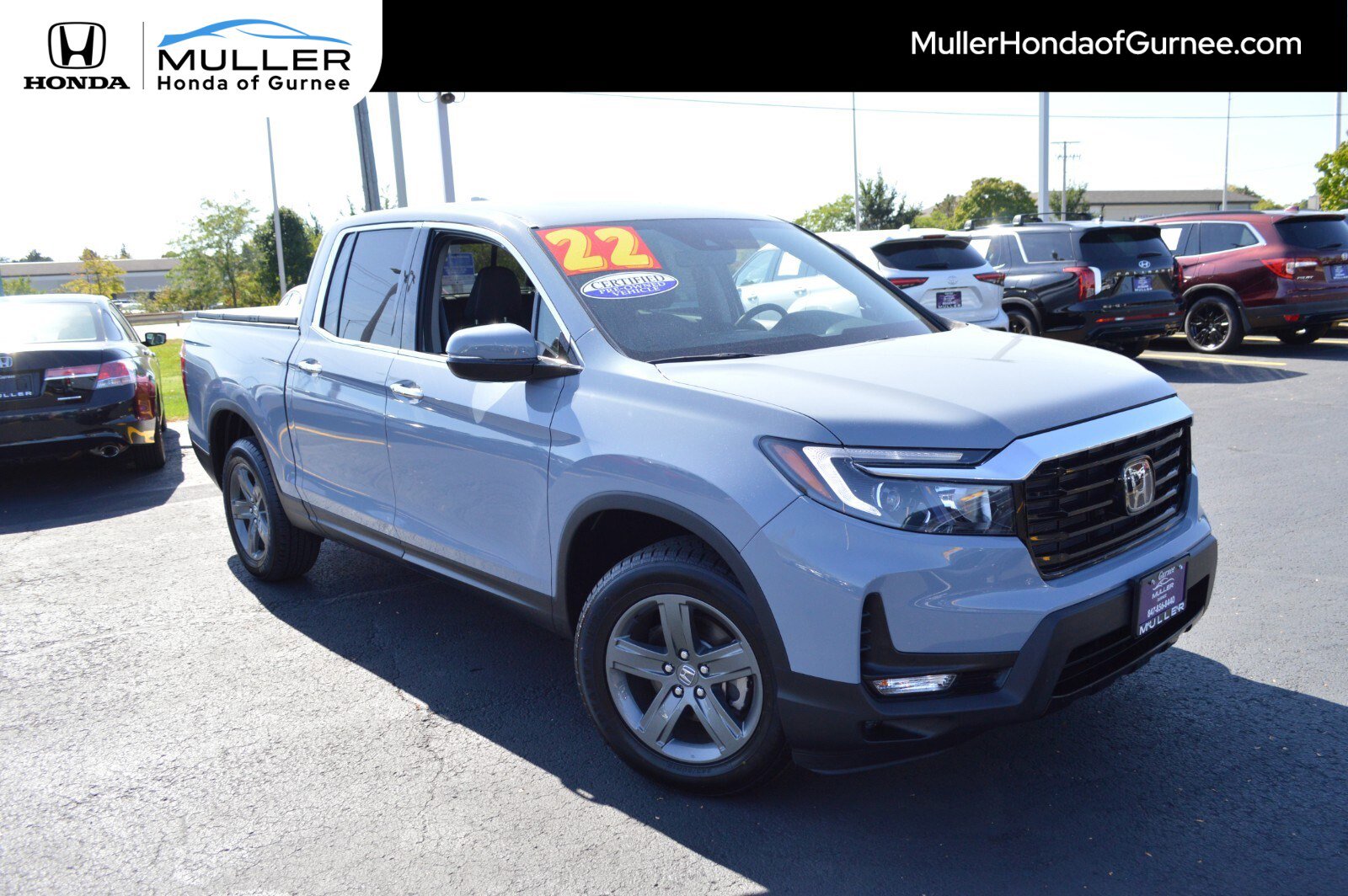 Certified 2022 Honda Ridgeline RTL-E