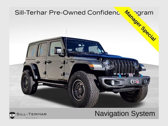 Used 2023 Jeep Wrangler Unlimited Rubicon 4xe w/ Cold Weather Group image 1