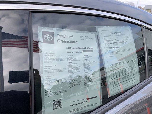 Used 2021 MAZDA MAZDA3 2.5 Turbo image 36