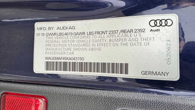 Used 2019 Audi A4 2.0T Premium w/ Convenience Package FWD image 34