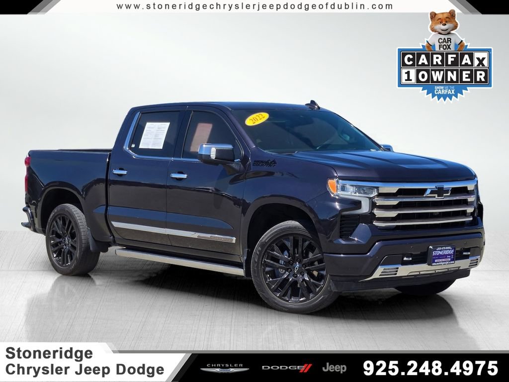 Used 2022 Chevrolet Silverado 1500 High Country w/ High Country Premium Package AWD/4WD image 1