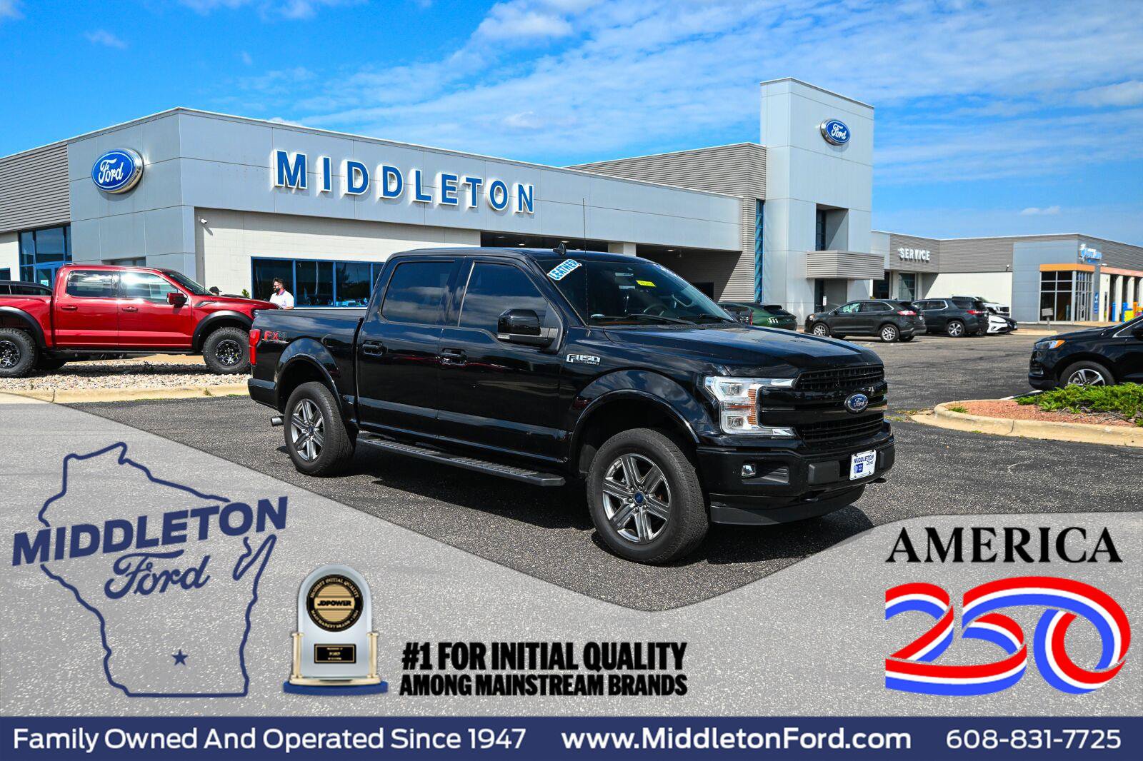 Certified 2018 Ford F150 Lariat w/ Equipment Group 502A Luxury AWD/4WD image 1