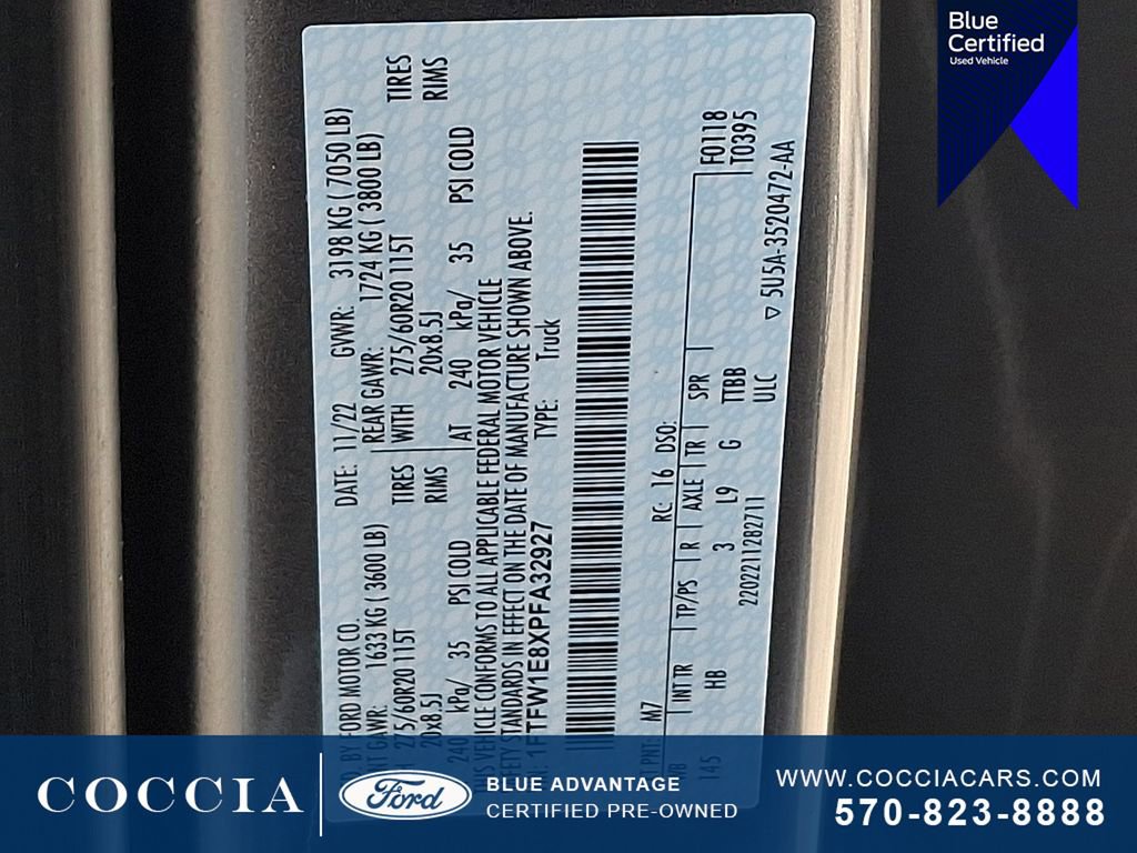 Certified 2023 Ford F150 Lariat w/ Equipment Group 502A High image 26