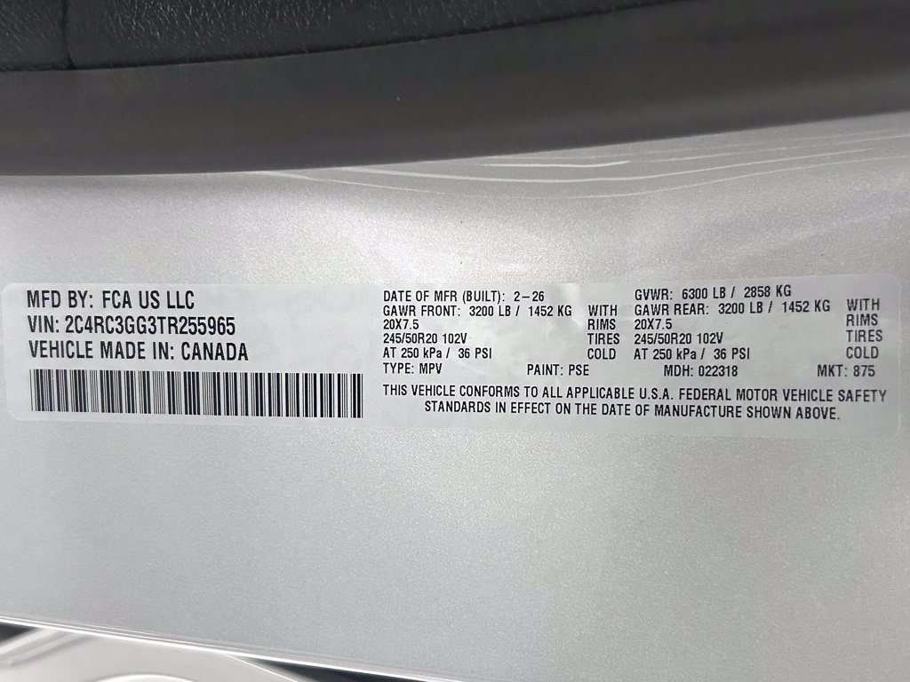 New 2026 Chrysler Pacifica Limited w/ S Appearance Package AWD/4WD image 25