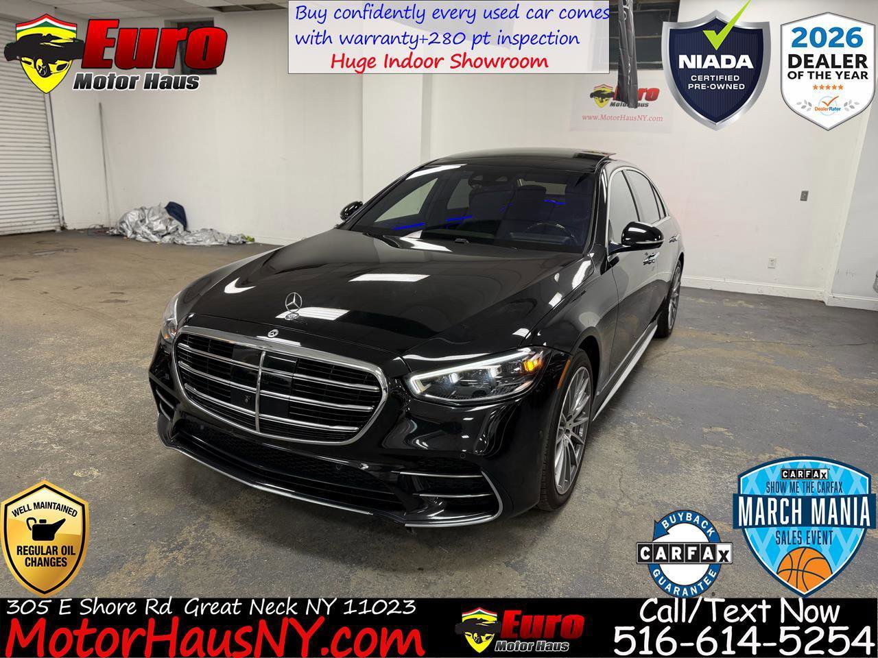 Used 2021 Mercedes-Benz S 580 4MATIC Sedan w/ AMG Line image 1