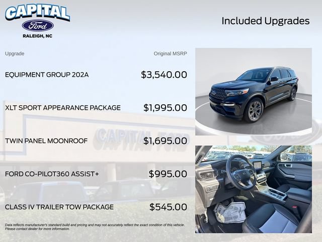 New 2024 Ford Explorer XLT w/ Equipment Group 202A RWD image 5