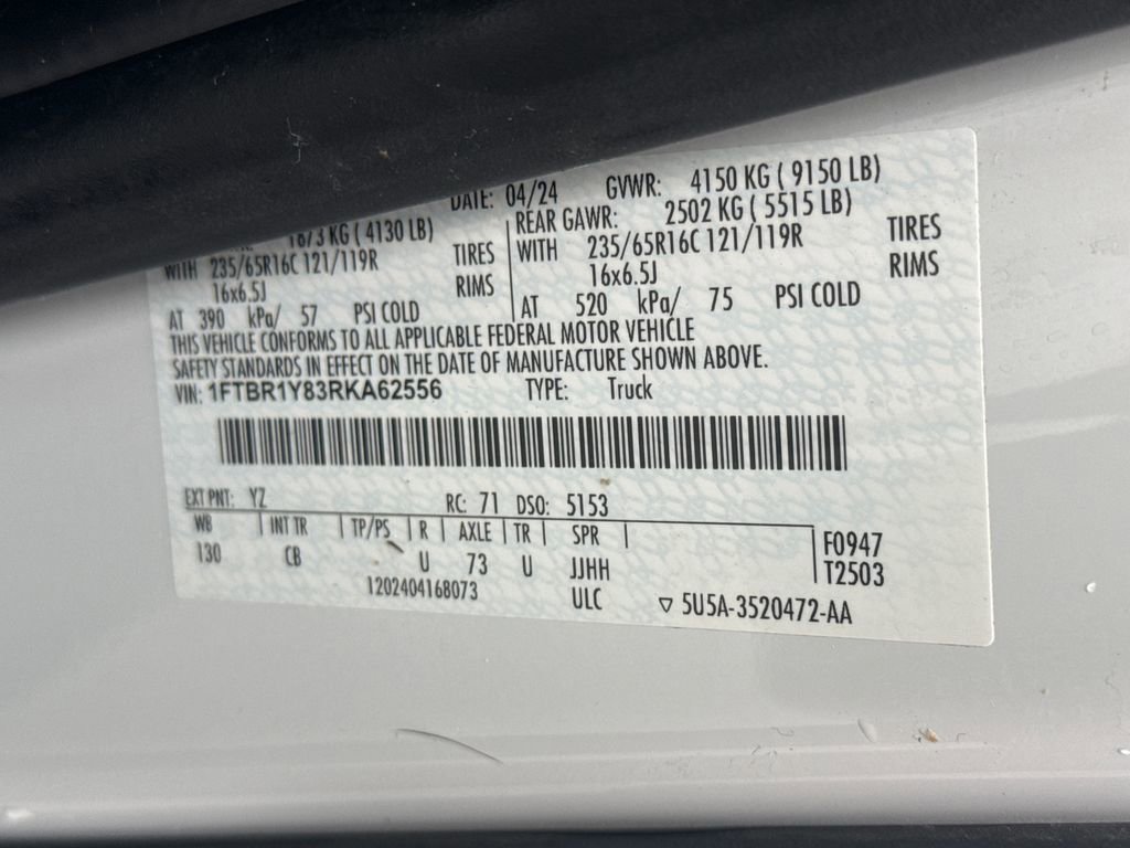 Used 2024 Ford Transit 250 Low Roof w/ Exterior Upgrade Package image 32