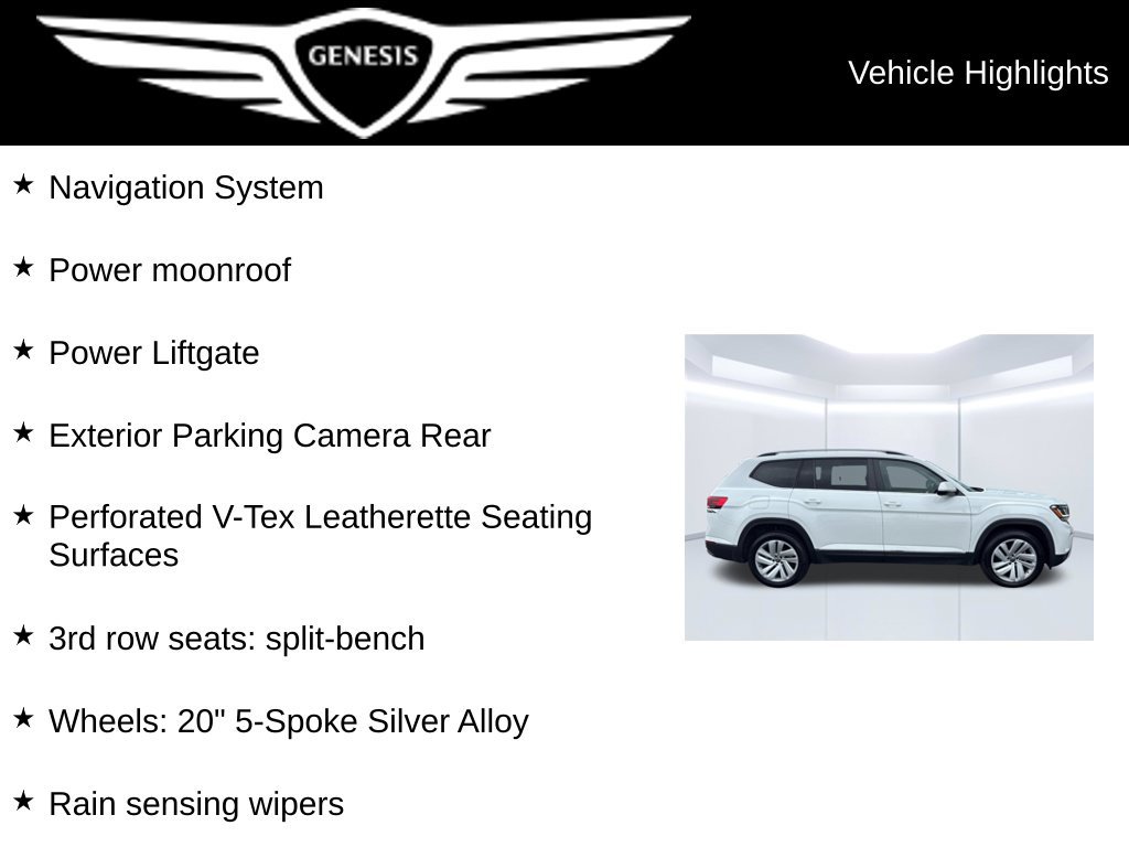 Used 2021 Volkswagen Atlas SEL AWD/4WD image 6