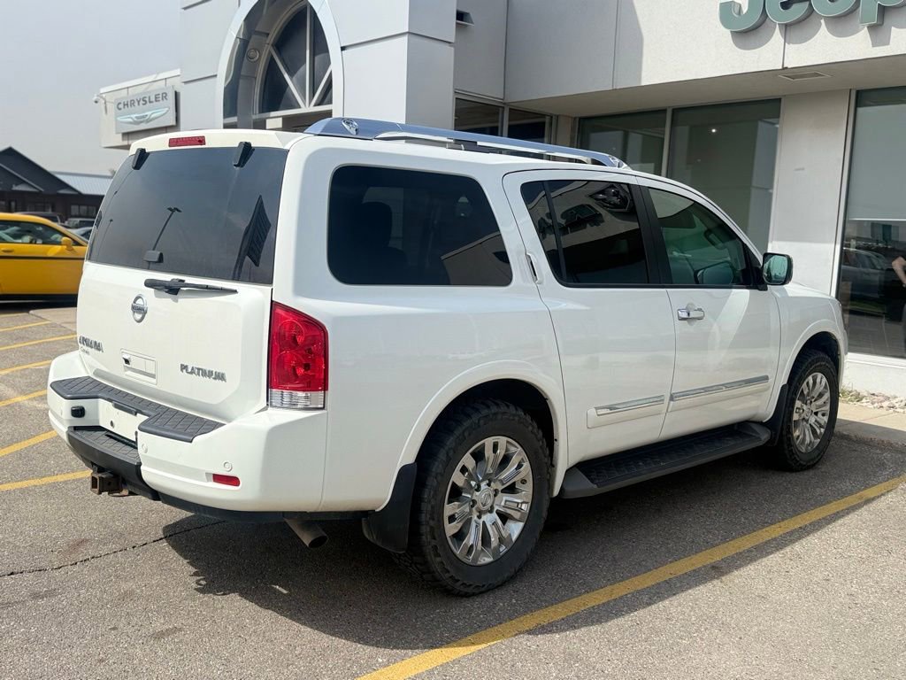 Used 2015 Nissan Armada Platinum w/ 2nd Row Captain Seat Package AWD/4WD image 3