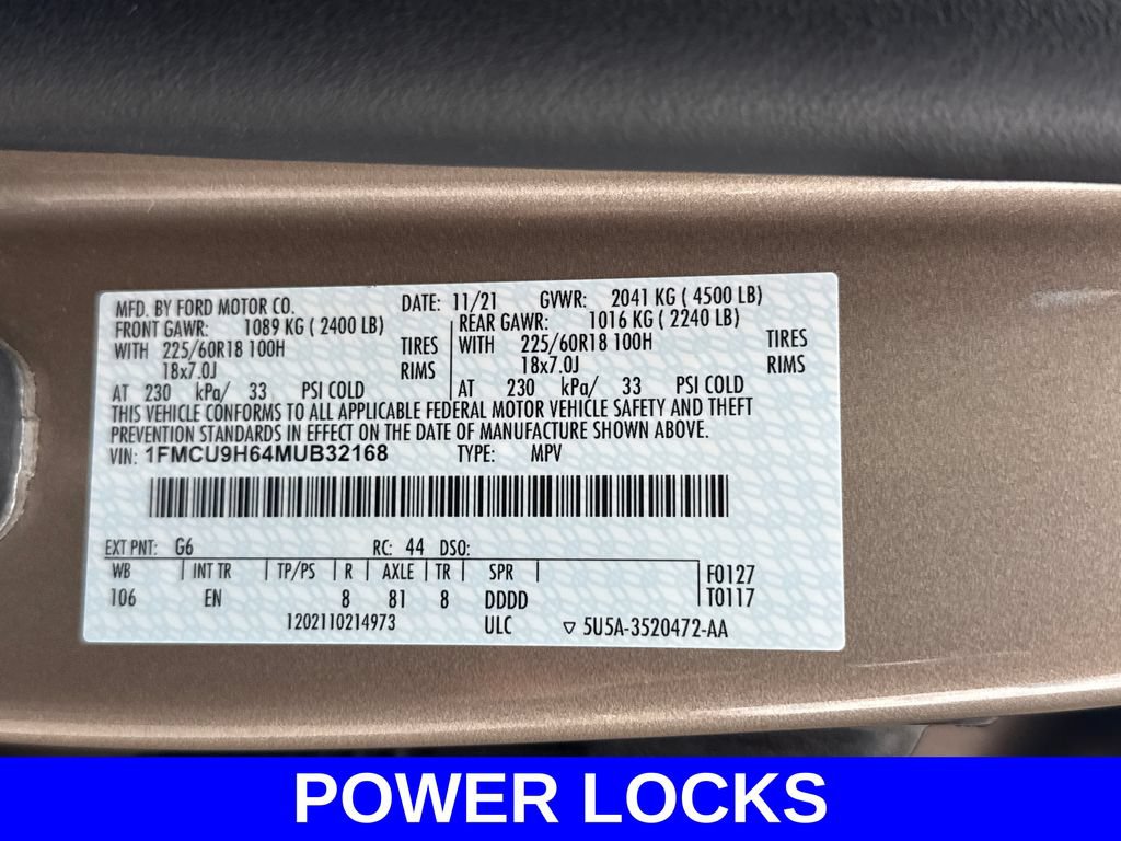Used 2021 Ford Escape SEL AWD/4WD image 17