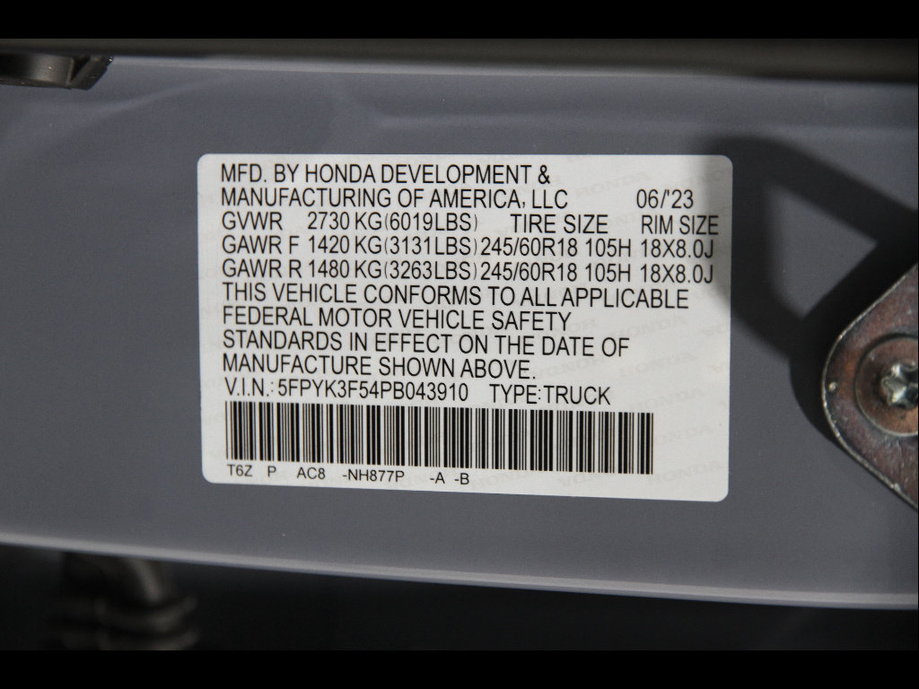 Used 2023 Honda Ridgeline RTL image 23
