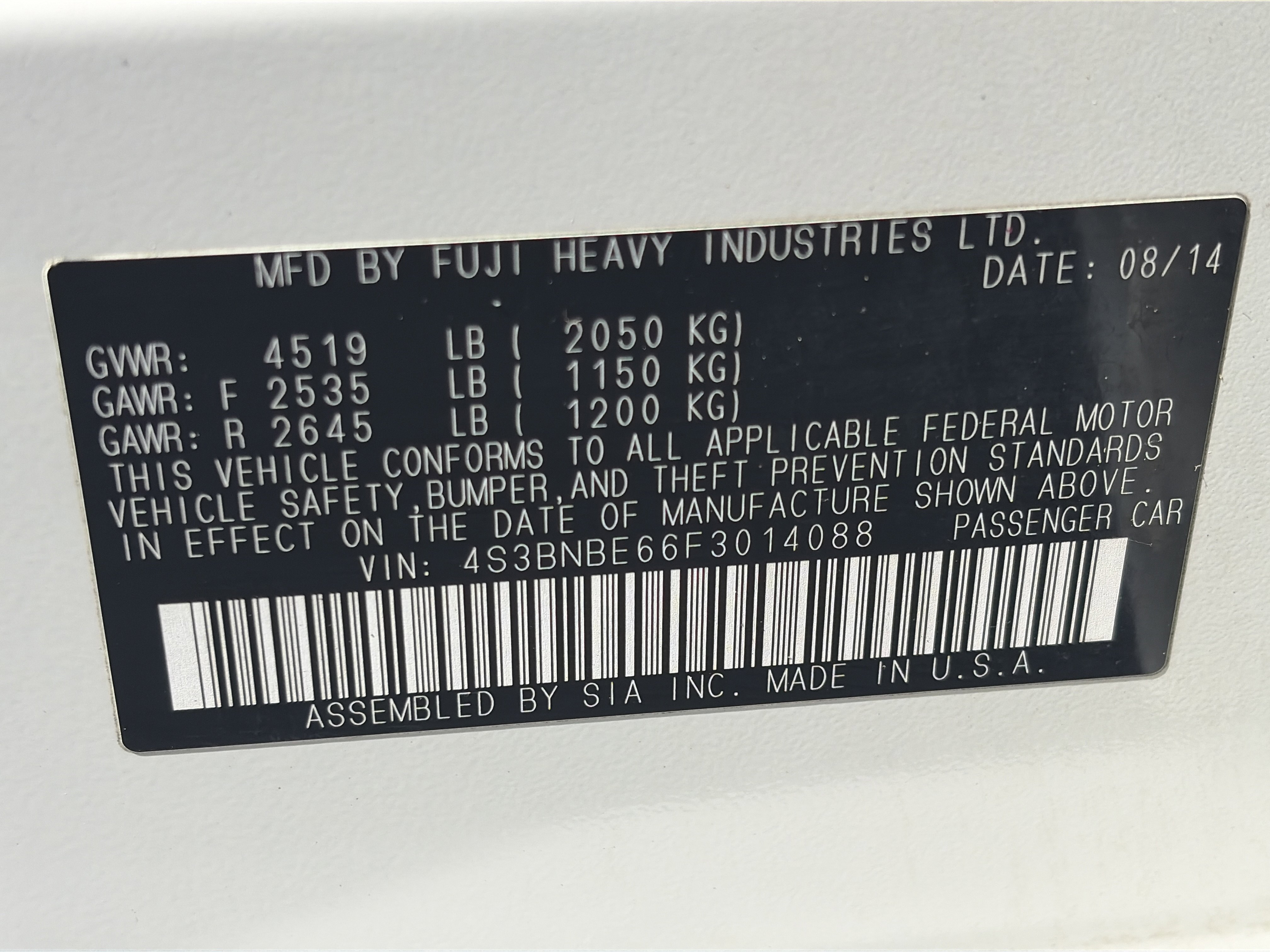 Used 2015 Subaru Legacy 2.5i Premium AWD/4WD image 33