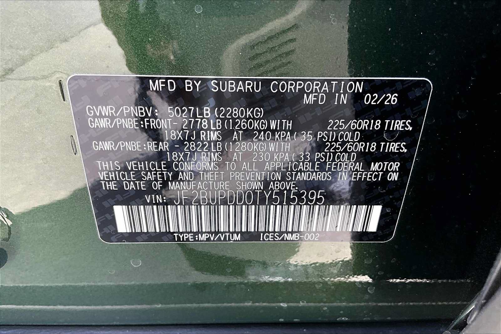 New 2026 Subaru Outback Limited AWD/4WD image 18