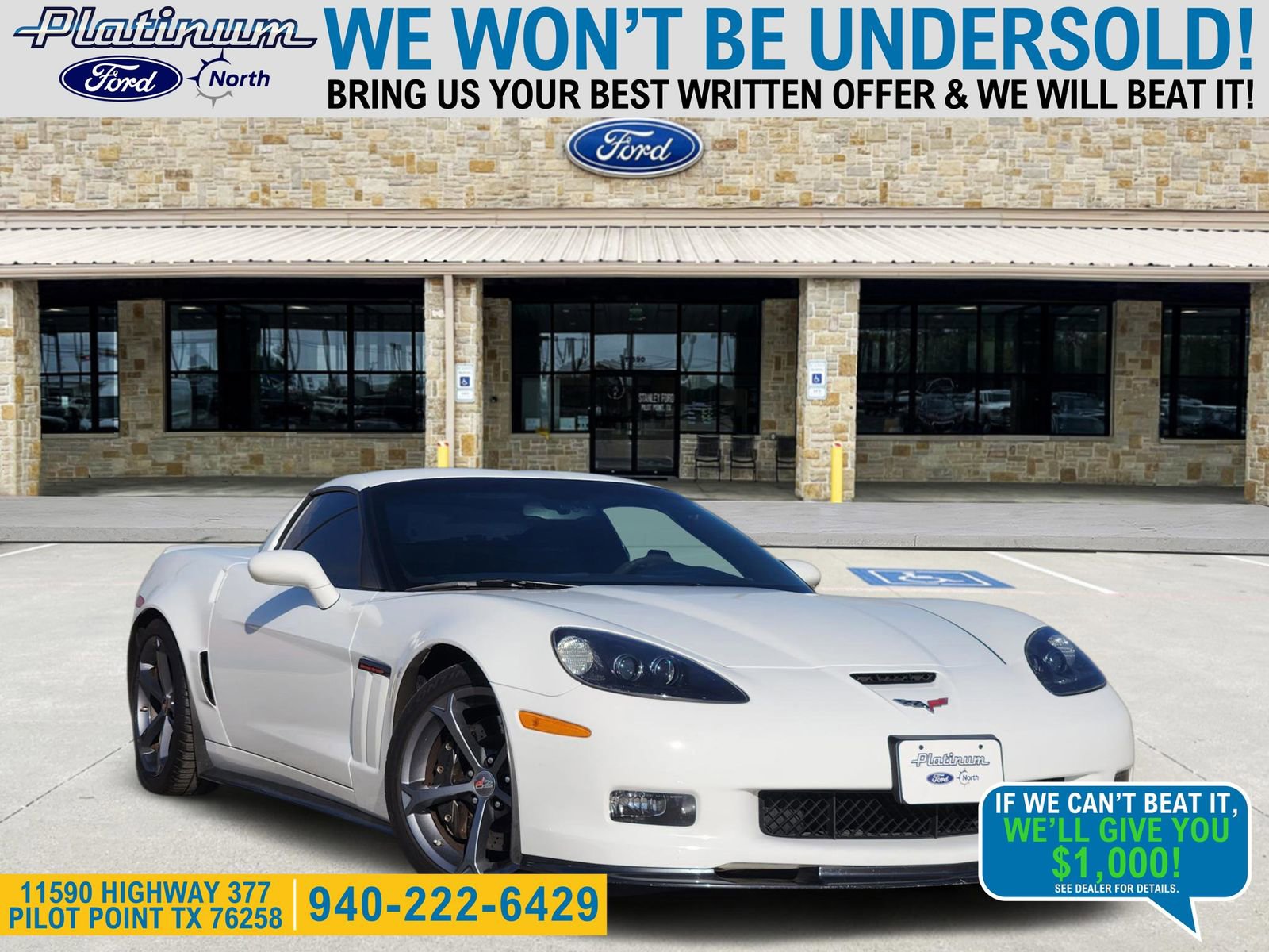 Used 2013 Chevrolet Corvette Grand Sport w/ 4LT Preferred Equipment Group