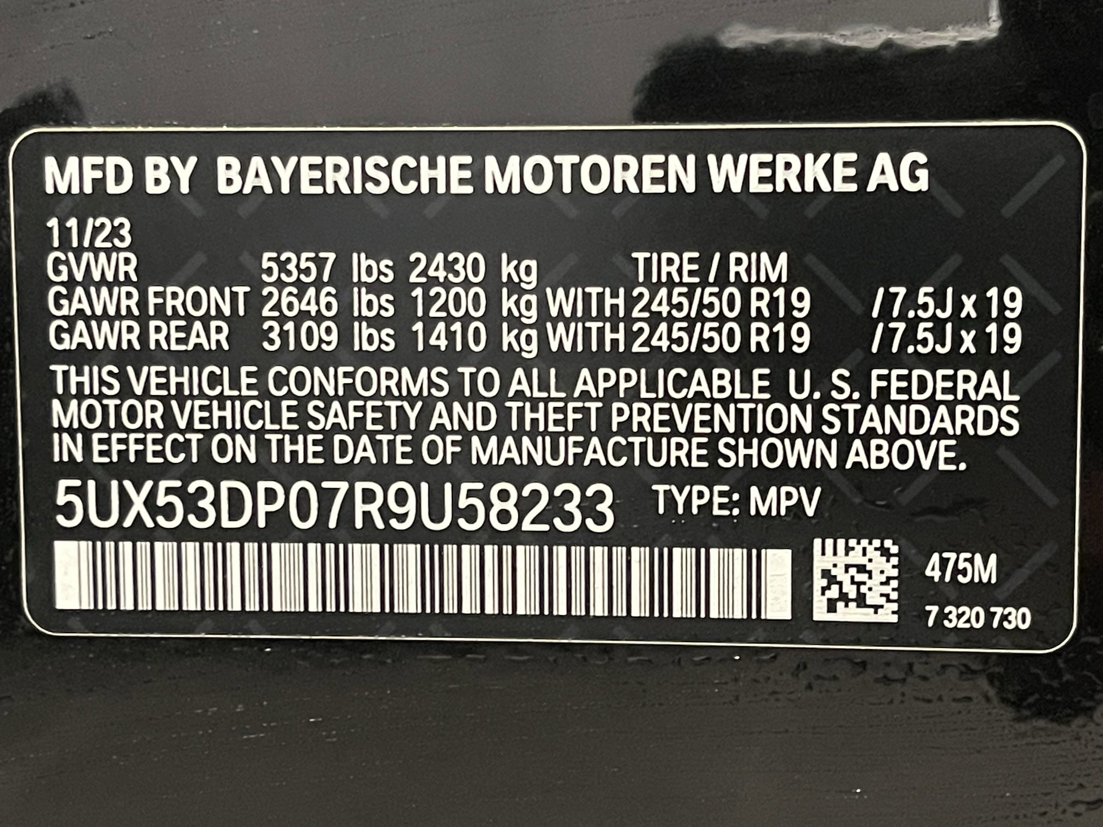 Certified 2024 BMW X3 xDrive30i w/ Convenience Package image 26