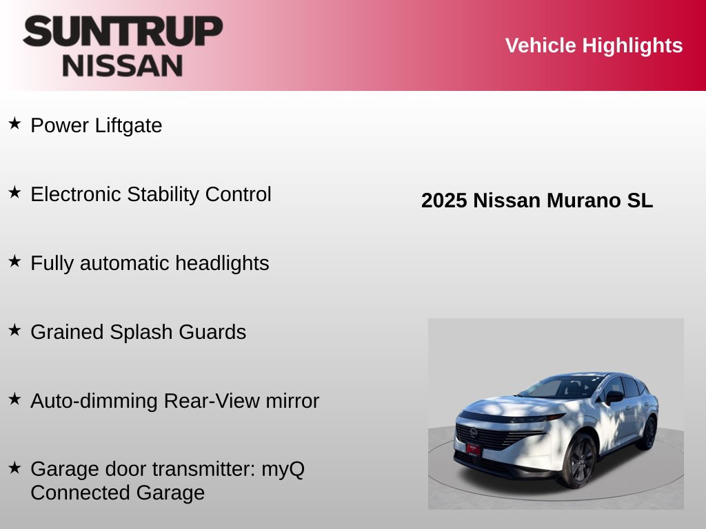 Used 2025 Nissan Murano SL AWD/4WD image 16