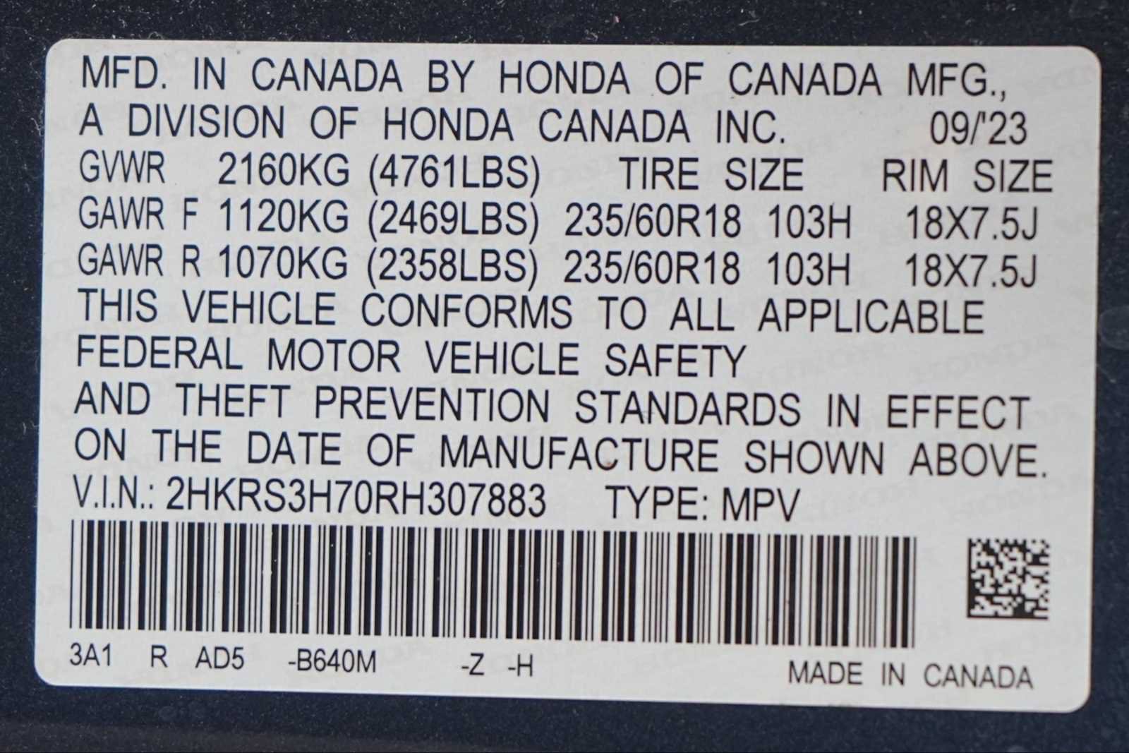 Certified 2024 Honda CR-V EX-L image 30