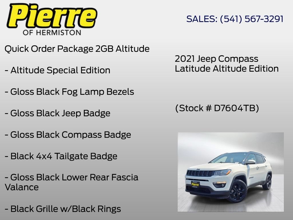 Used 2021 Jeep Compass Latitude AWD/4WD image 6