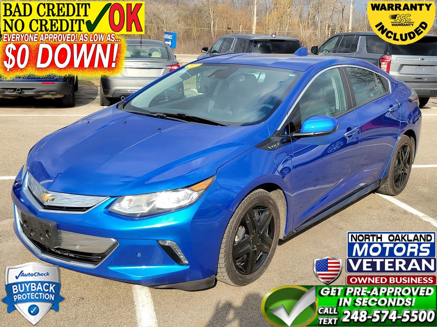 Used 2018 Chevrolet Volt Premier w/ Driver Confidence II Package