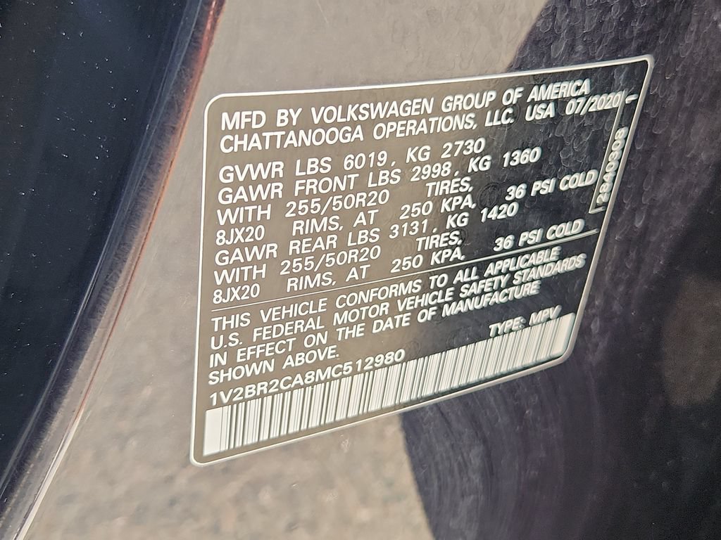 Used 2021 Volkswagen Atlas SEL AWD/4WD image 17