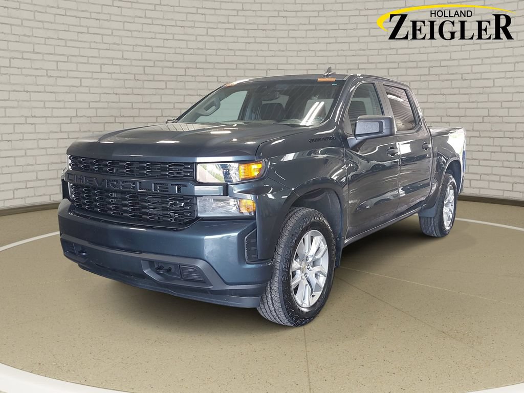 Used 2021 Chevrolet Silverado 1500 Custom w/ LPO, Dark Essentials Package