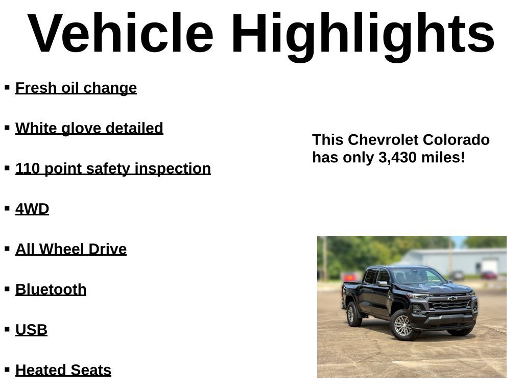 Used 2024 Chevrolet Colorado LT w/ LT Convenience Package III AWD/4WD image 33