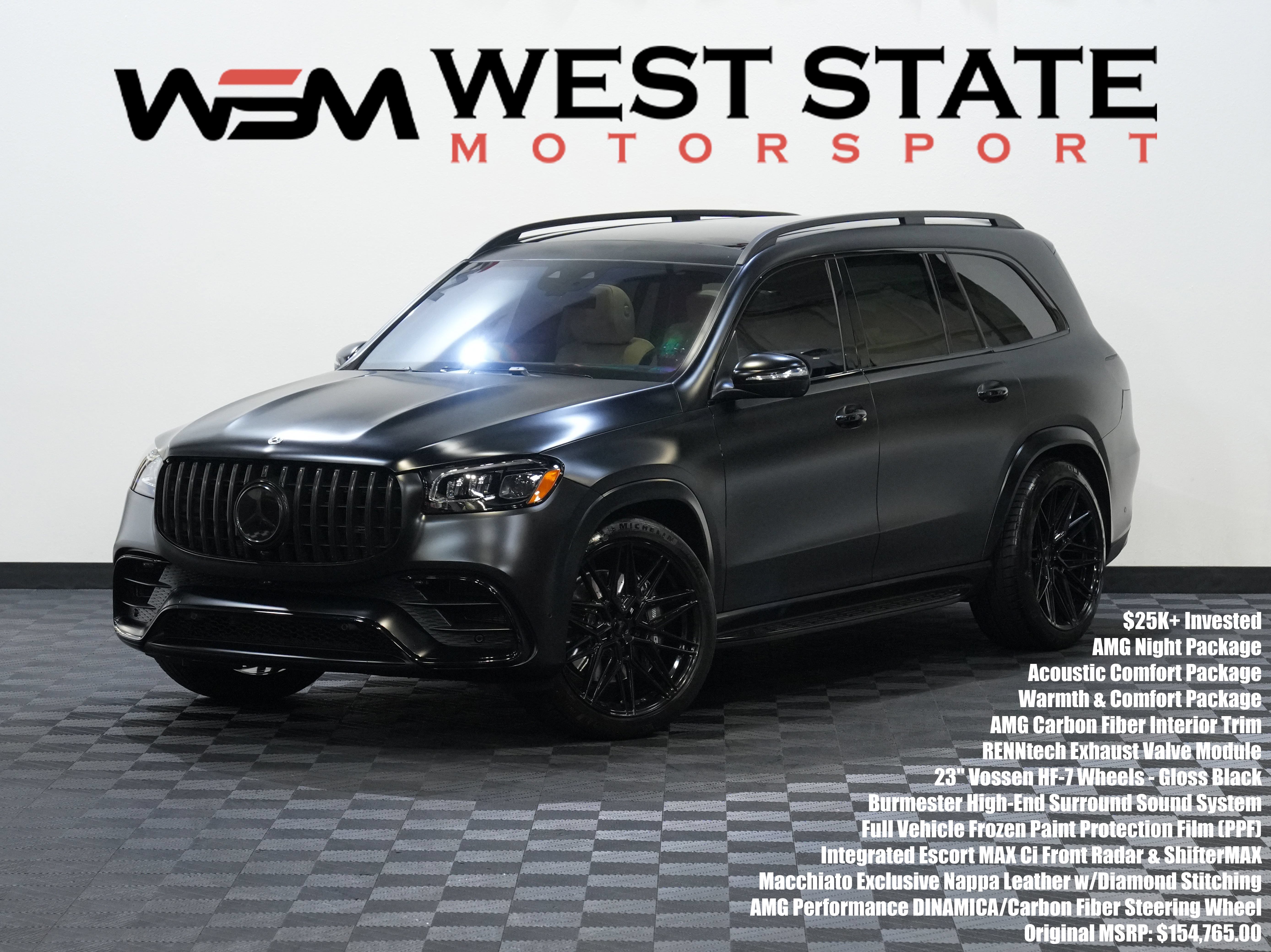 Used 2021 Mercedes-Benz GLS 63 AMG 4MATIC