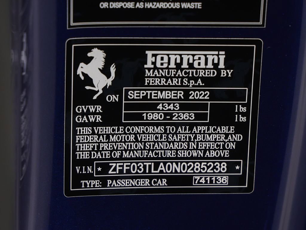 Certified 2022 Ferrari 812 Competizione image 30