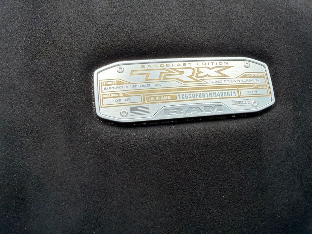 Used 2022 RAM 1500 TRX w/ TRX Level 2 Equipment Group AWD/4WD image 28