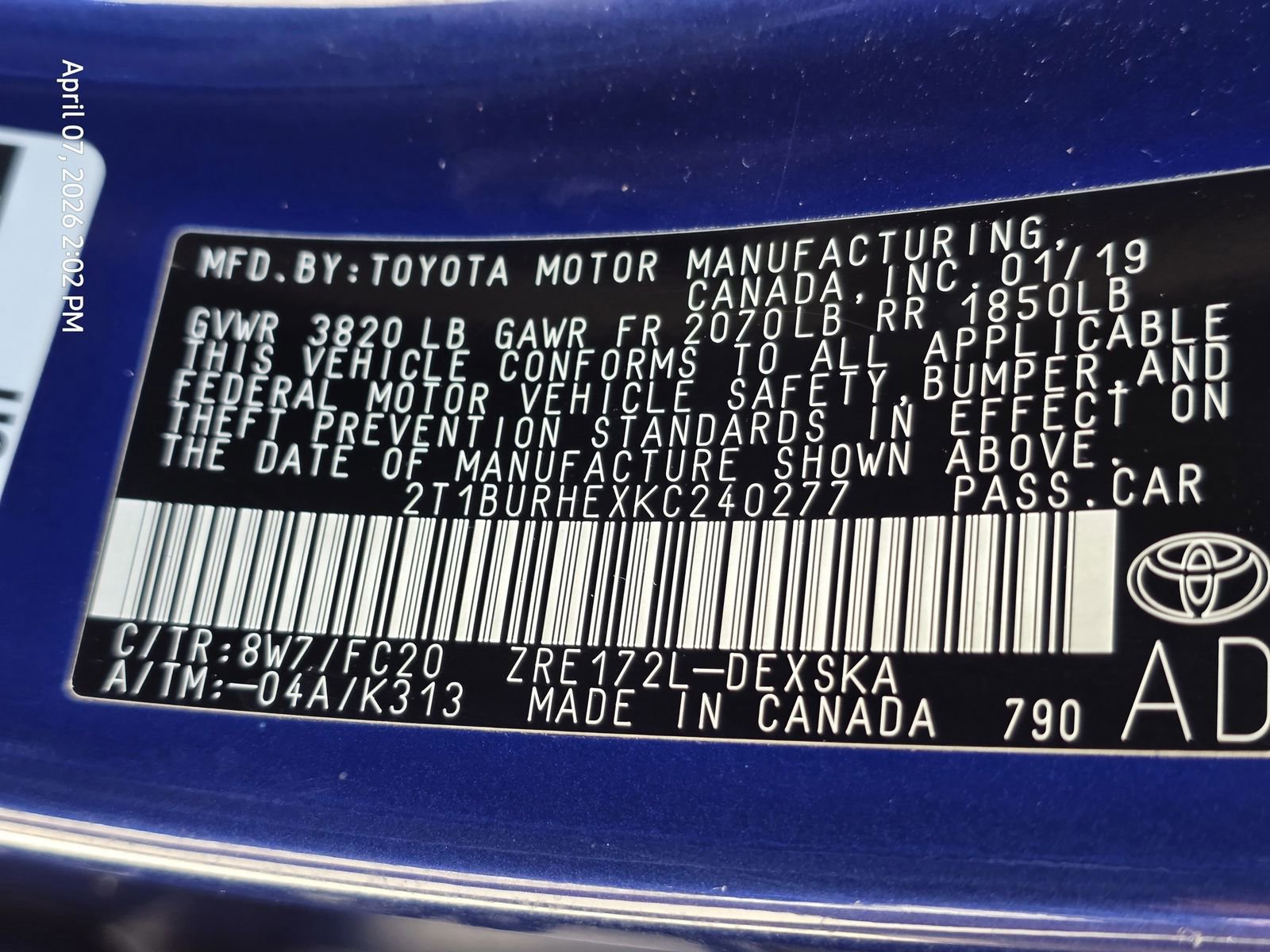 Used 2019 Toyota Corolla SE w/ Carpet Mat Package (TMS) FWD image 31