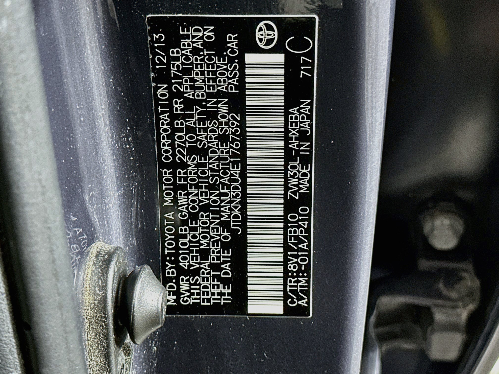Used 2014 Toyota Prius Two FWD image 12