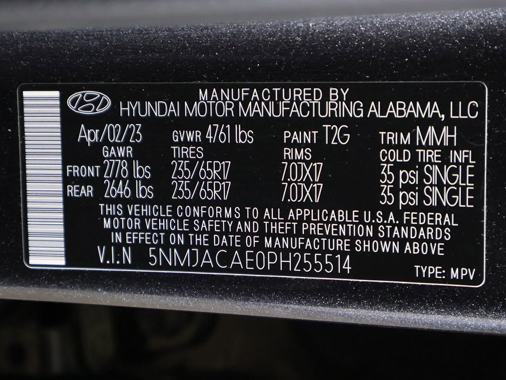 Certified 2023 Hyundai Tucson SE AWD/4WD image 39
