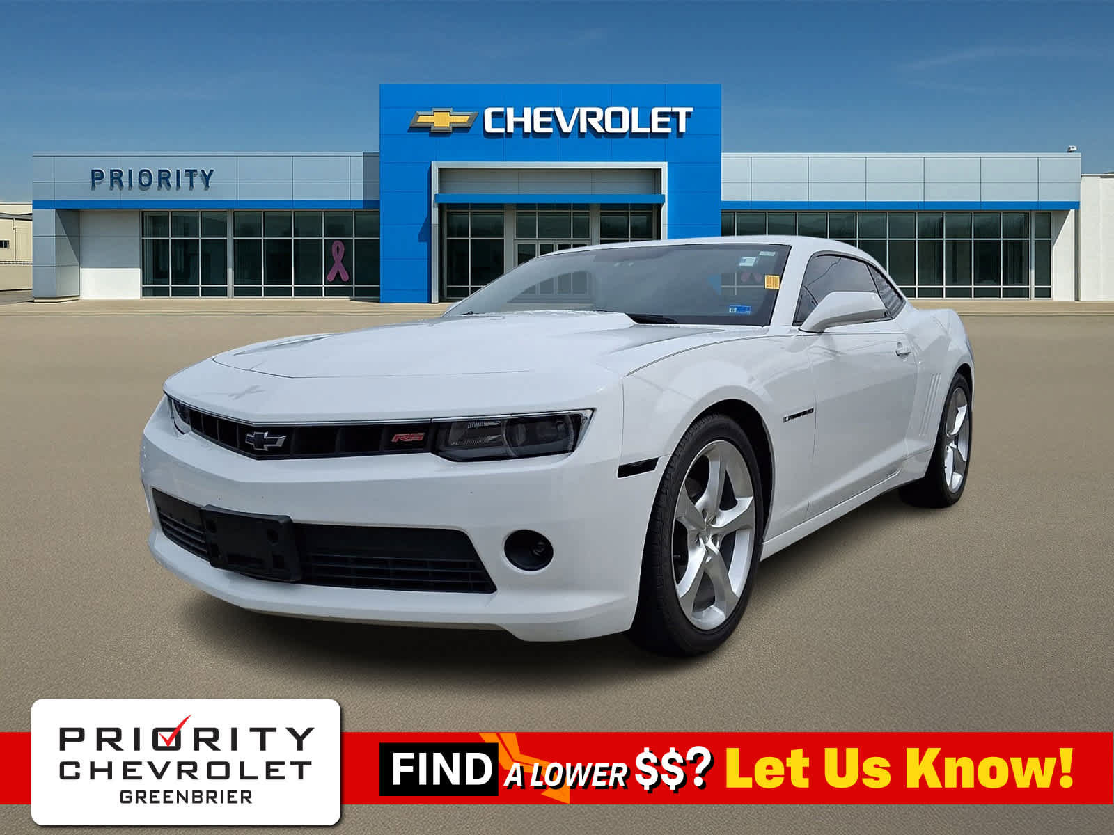 Used 2015 Chevrolet Camaro LT w/ RS Package RWD image 1
