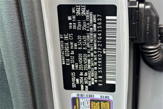 New 2026 Kia Sorento SX image 38