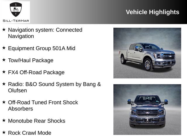 New 2025 Ford F150 Lariat w/ Equipment Group 501A Mid image 3