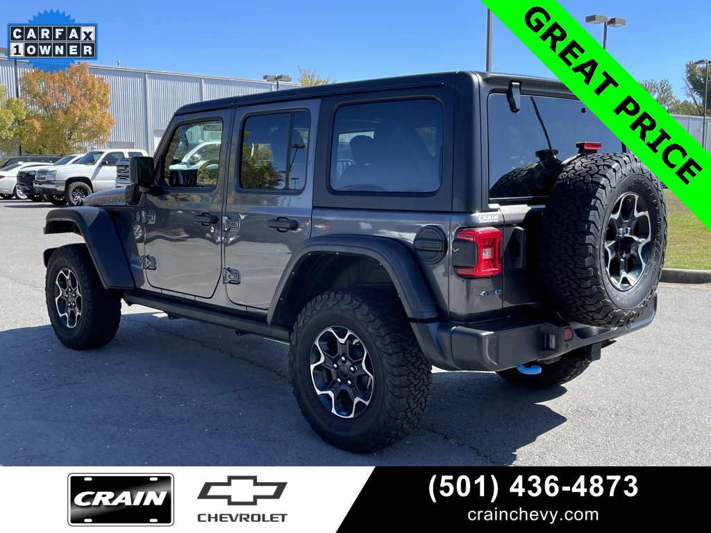 Used 2022 Jeep Wrangler Unlimited Rubicon 4xe w/ Cold Weather Group image 4