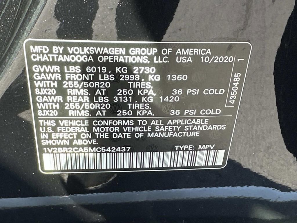 Used 2021 Volkswagen Atlas SEL AWD/4WD image 20