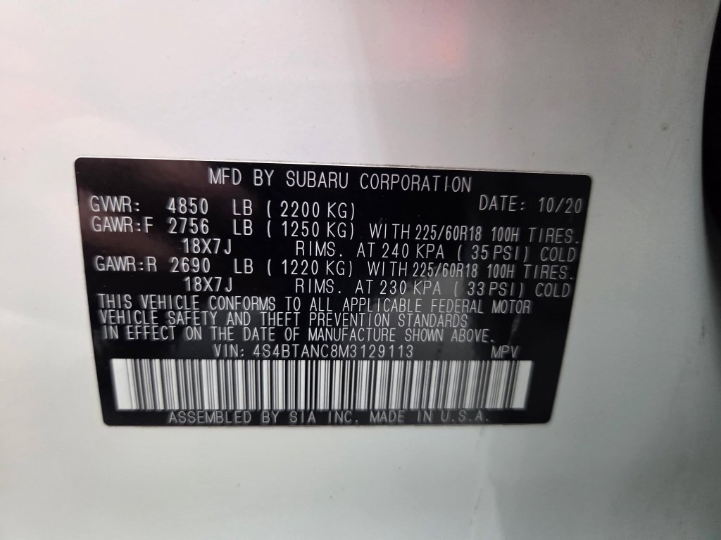 Used 2021 Subaru Outback Limited AWD/4WD image 59