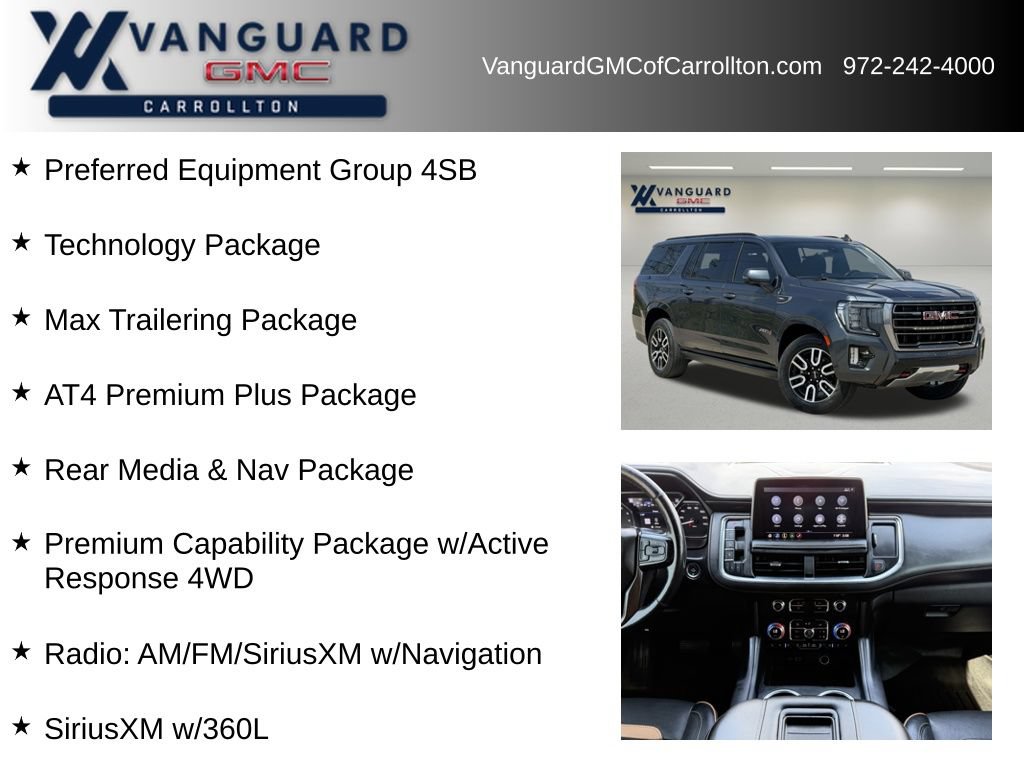 Used 2021 GMC Yukon XL AT4 w/ AT4 Premium Plus Package AWD/4WD image 6