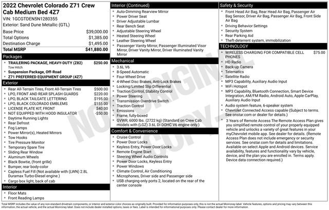 Used 2022 Chevrolet Colorado Z71 AWD/4WD image 7