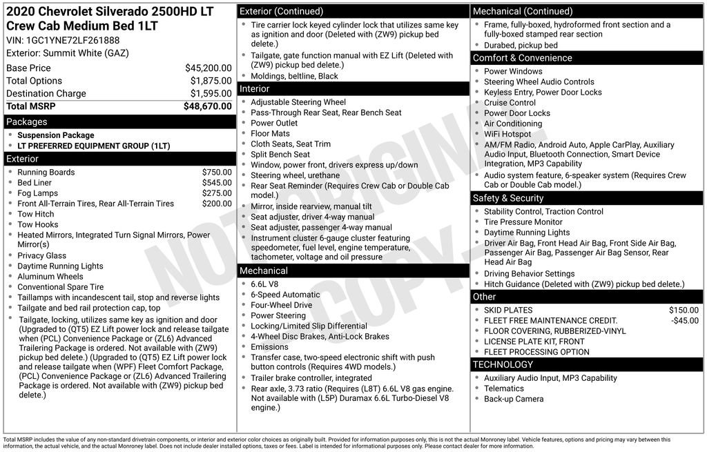 Used 2020 Chevrolet Silverado 2500 LT AWD/4WD image 6